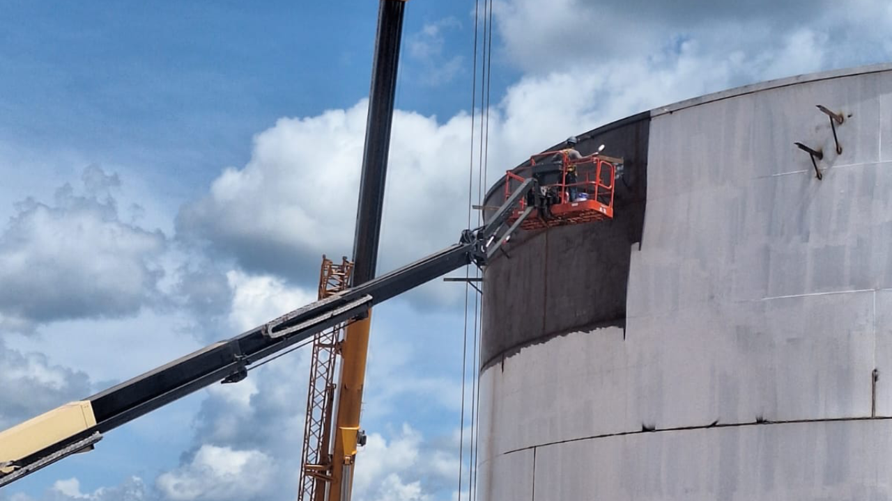 Pintura em Tanques Industriais